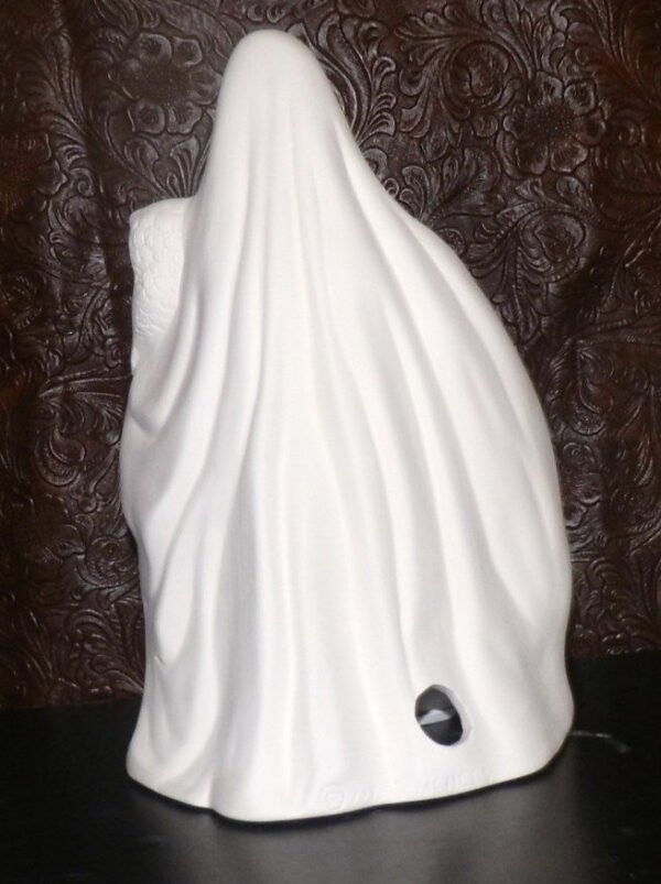 Ghost holding OWL Spook LIGHT Up