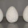 Set of 3 Detailed ROSE EASTER Eggs