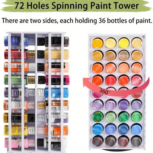 1713847376009-778b3d1f61974032ba83f34502f839df-goods.jpg "Clutter-Free"- Vertical Craft Paint Storage Rack for Ceramics