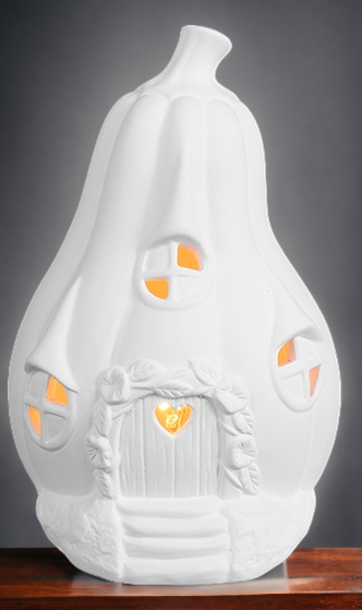 Lighted Gourd Fairy Cottage