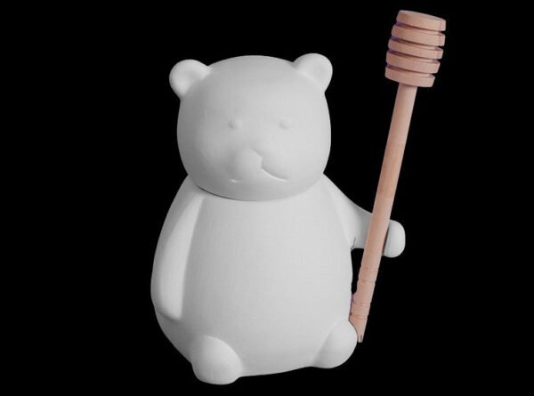 Teddy Bear Honey Pot