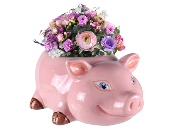 4-H Pig Container Planter