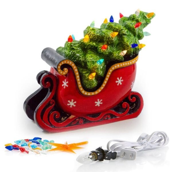 80664_1-1.jpg Sleigh With Tree Light Up
