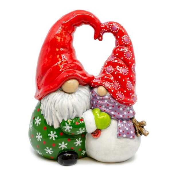80669_1.jpg Large Hugging Gnome & Snowman