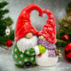 80669_1-PhotoRoom.png Large Hugging Gnome & Snowman