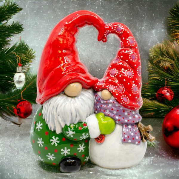 80669_1-PhotoRoom.png Large Hugging Gnome & Snowman