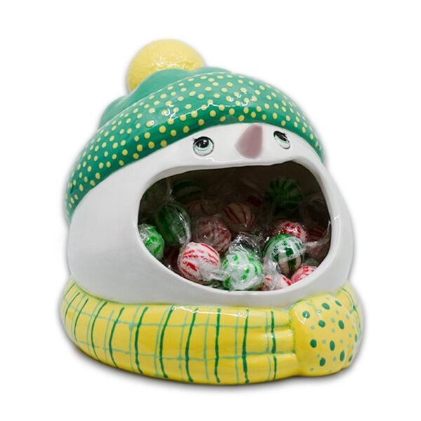 80793_1.jpg Snowman Loud Mouth Candy Dish