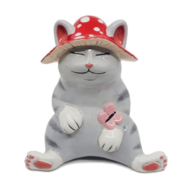 80908.jpg Mushroom Hat Cat