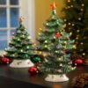 13" Christmas Tree with Plain Base with Light kit