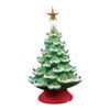 13" Christmas Tree with Plain Base with Light kit