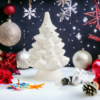 13" Christmas Tree with Plain Base with Light kit