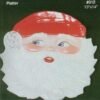 Huge Santa Claus Cookie Platter