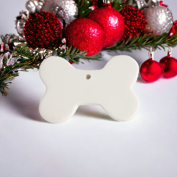 BoneFlatOrnament-PhotoRoom.png Dog Bone Flat Christmas Ornament