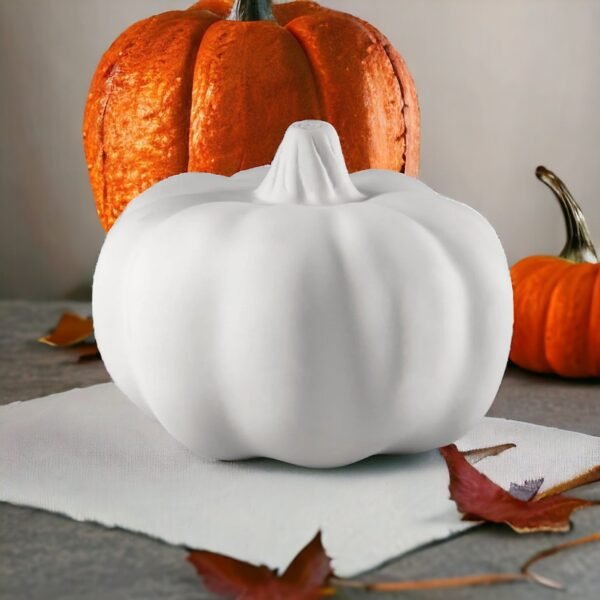 C50100_20_01_G_001_1501x1501-Photoroom.jpg Paint Your Own Simple Pumpkin - Unpainted Ceramic Bisque, 4 1/2" Diameter