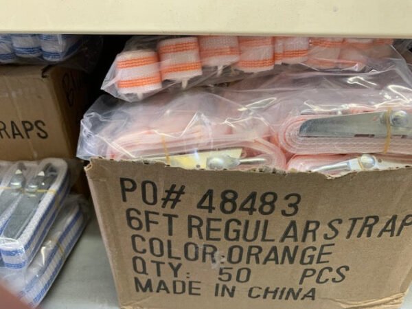 6 Foot Mold Banding Straps (Orange)