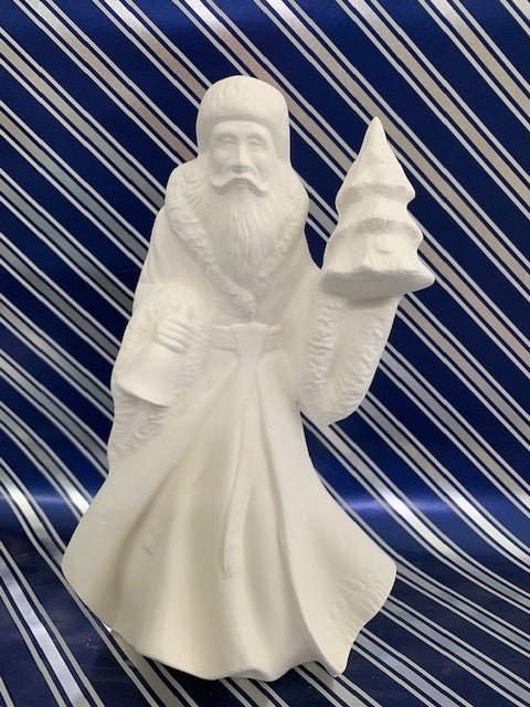 Father Christmas Santa Claus with Tree