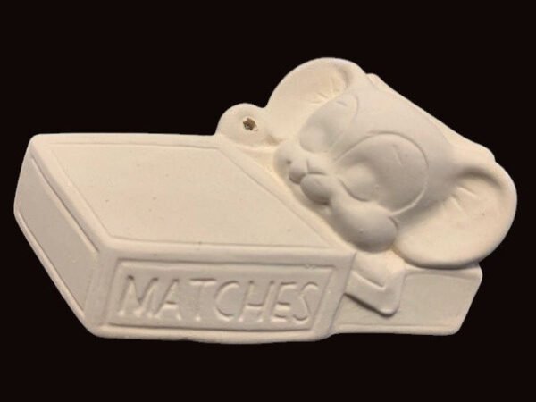 IMG_5531_1.jpg Alberta Mice Mouse Ornament Collectible A-124 - Mouse in Matchbox 3 5/8"" High