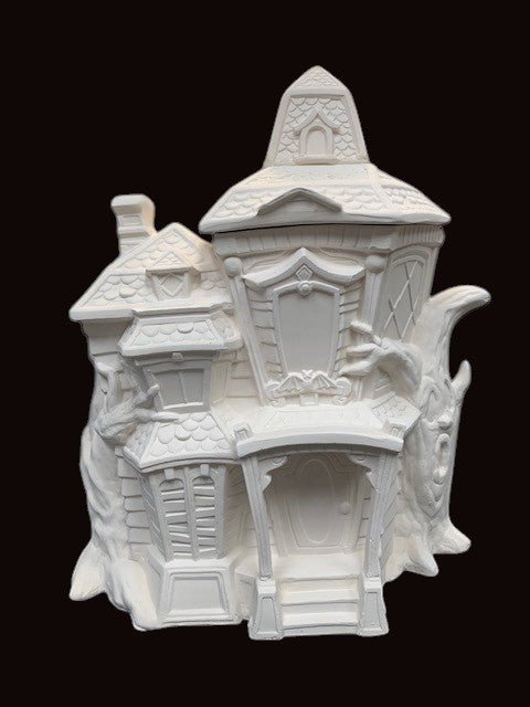 Haunted House Halloween Cookie Jar