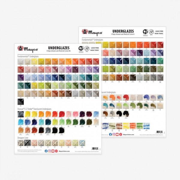 MC486E-1000x1000-1.jpg Mayco Fundamentals Underglaze / Duncan EZ Stroke/ Designer Liner Color Poster 2025