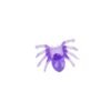 Ceramic Christmas Tree Lights Medium Spider Lights - Mixed Purple, Green & Clear