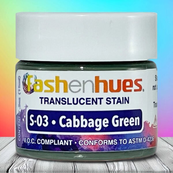 Fashenhues S-3 Cabbage Green Translucent Stain (0.5 oz.)