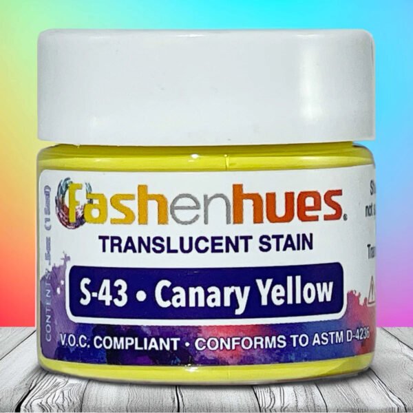 S-43-Front.jpg Fashenhues S-43 Canary Yellow Translucent Stain