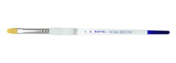 Royal SG170 SOFT GRIP GOLD TAKLON FILBERT