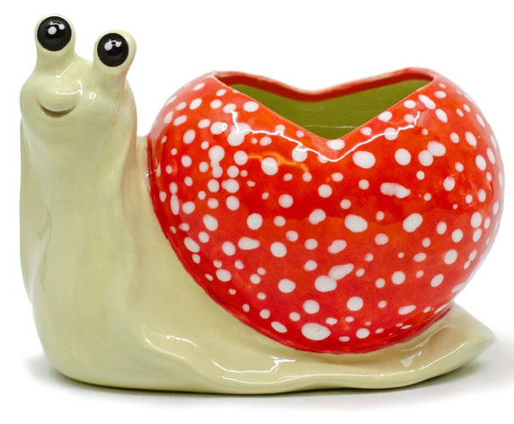 Heart Snail Planter