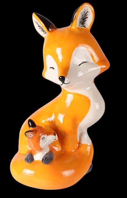 Mama and Baby Fox