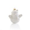 SnowmanOrnament.jpg "Adorable Ceramic Bisque 3-D Snowman Ornament | Perfect Christmas Gift for Kids and Festive Home Decor"