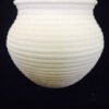 Flared Indian Pot Planter Wicker Beaded Flower Planter Pot