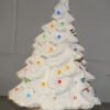 "Nowell Small Sierra Spruce Christmas Tree  - 8" DIY Ceramic Bisque, Ready to Paint"