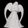 BEAUTIFUL ANGEL Holding BABY with Wings Spread