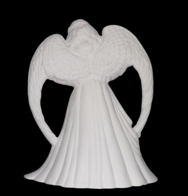 BEAUTIFUL ANGEL Holding BABY with Wings Spread