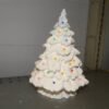 "Nowell Small Sierra Spruce Christmas Tree  - 8" DIY Ceramic Bisque, Ready to Paint"