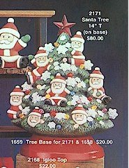 14" Santa Claus Christmas Tree