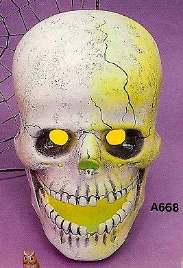 Life Size Halloween Skull Light Up