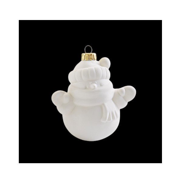 transparent-Photoroom_-_2026-01-11T102201.234.jpg "Adorable Ceramic Bisque 3-D Snowman Ornament | Perfect Christmas Gift for Kids and Festive Home Decor"
